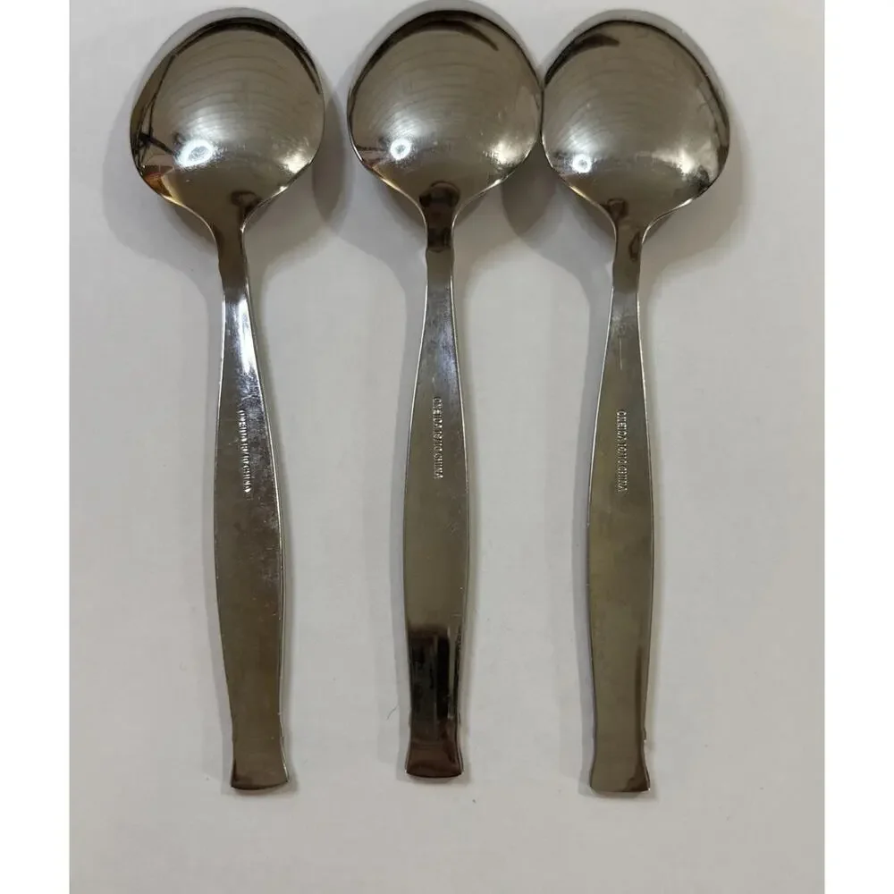 Oneida Ambiance Stainless Steel Vintage 3 Piece Serving Spoon Set Replacement
